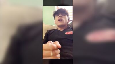 Nice big dick wank and cum boys cam porn