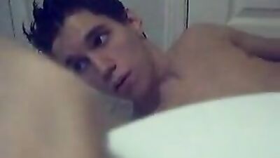 Teen gives himself a facial