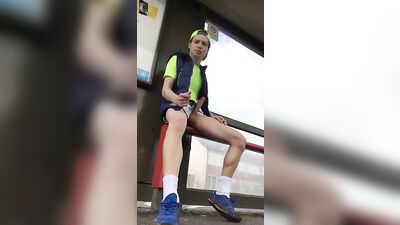 Horny at bus station