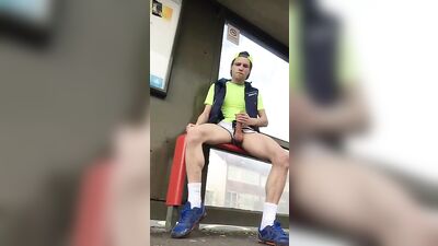 Horny at bus station