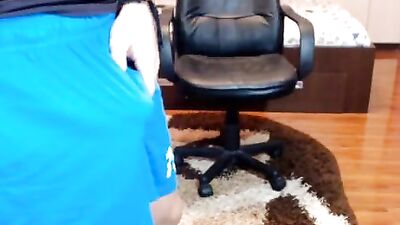 Horny romanian guys teasing on cam