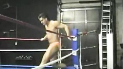 Muscular Lads Wrestling