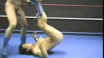 Muscular Lads Wrestling