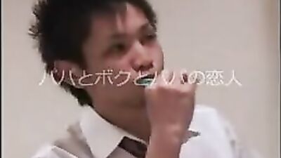 Young Asian Boy Daddy and friend