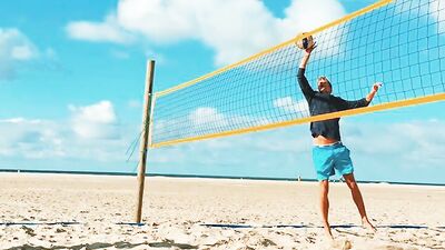 Hot German Teen Boy on the Beach (no sex)