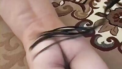 Teen boy gets facefucked, fucked, whipped, and cum on ass