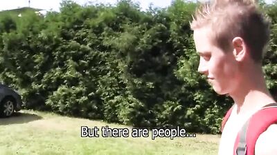 Cute Blonde 'Pay For Gay'