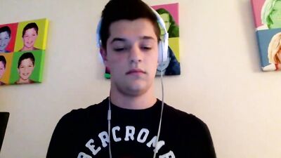 Sister walks in on brother while his hard cock