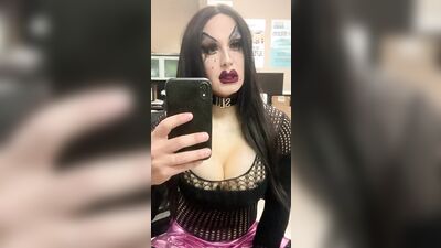 Nasty Crossdressing CD Sissy Slut Teases Ass and Begs for BBC and Cock to Suck Tgirl twink femboy