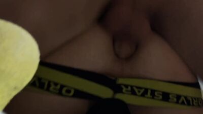 2 guys fuck a cute guy with two cocks at once and then cum in their mouth