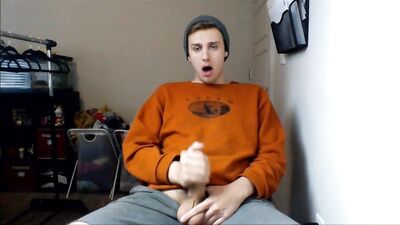 Stroking & Shooting a Massive Load