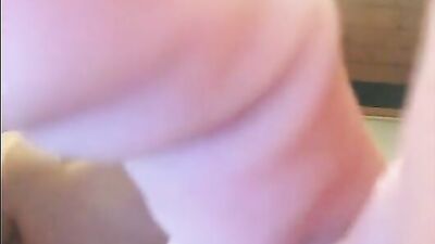 Cute smooth blond show his ass