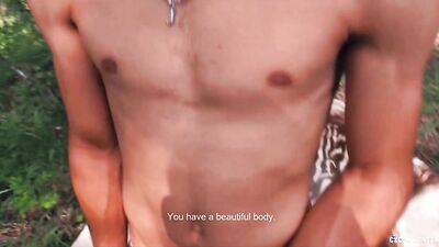 CZECH HUNTER 460 - Slim Latino Twink Gets To Sucking & Fucking In Public