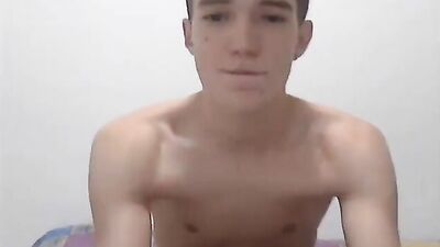 Nice smooth blond who loves to wank and drink his sperm