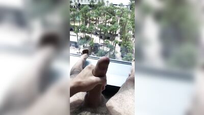 Sexy College Teen Puts on A Show with Perfect Twink Cock + Cumshot