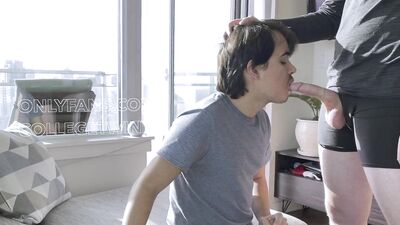 College Roommates Bareback Fucking in the City