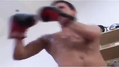 Sparring with a friend