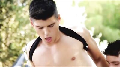 Outdoor Leather Biker Lads