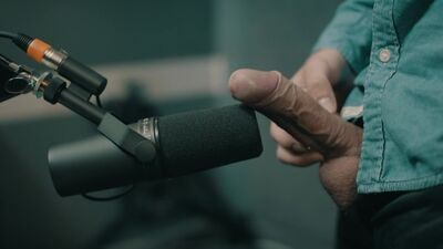 White uncut dick ASMR test