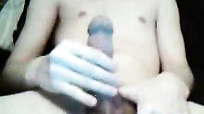 Pleasing hot boy wanking