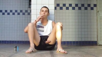Latino show his cock
