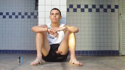 Latino show his cock