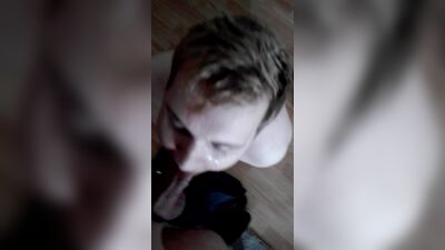 18yo German slave boy gives head