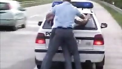 At the police station