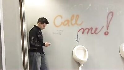 Public restroom bareback