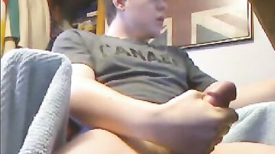 Chubby boy from Canada and Fleshlight