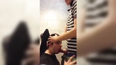 Oral in the restroom