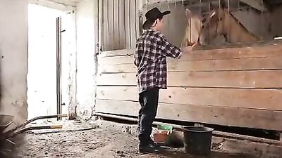 Making out in the Barn