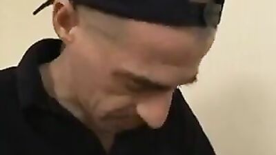 Supervisor taps the boy