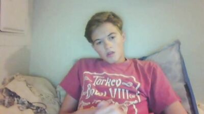 Fantastic blonde gay on cam tube