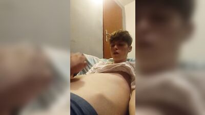 Really cute boy cum alone ❤