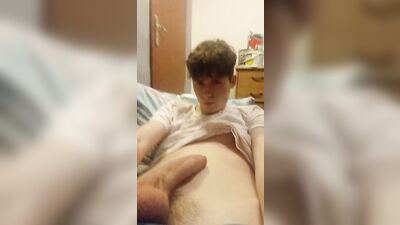 Really cute boy cum alone ❤