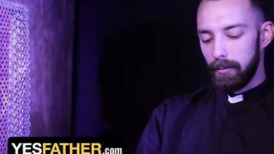 YesFather - Catholic Boy Dakota Confesses His Naughty Sins To Father Johnny That Gets Them Horny