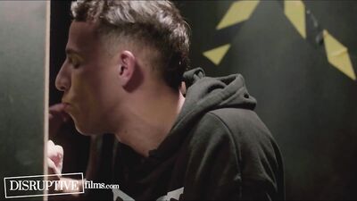 Sex Club Janitor Finds Surprise When Cleaning Gloryhole - Des Irez, Mason Lear - DisruptiveFilms