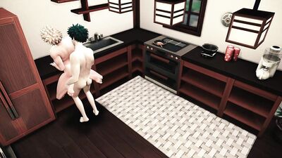 Hero's Breakfast - Izuku Midoriya x Katsuki Bakugo - My Hero Academia 3D Animation Parody