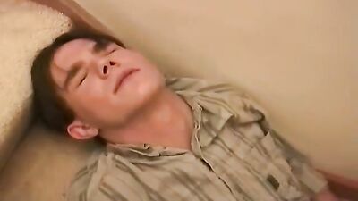 Getting blowjob on the stairs