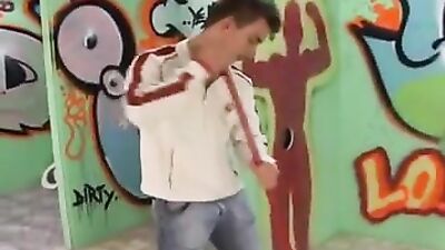 3 hot boys sex fun in puplic toilett