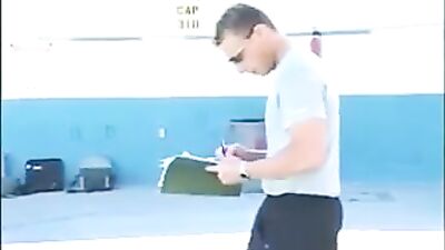 Getting off with the swim coach