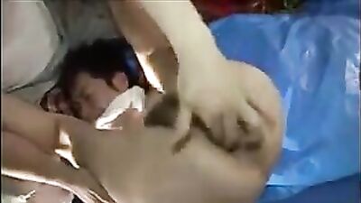 Playing with the Japanese boy