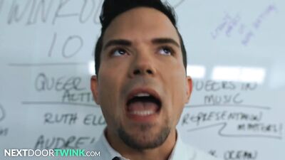 NextDoorTwink - Hot Twink Groupsex wt Sexy College Proffessor