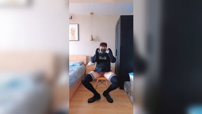 This time it's a kitty costume