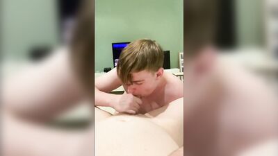 Twink Sucks and Fucks Daddy