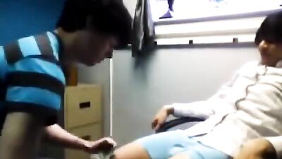 College Roommates Suck Each Other Off