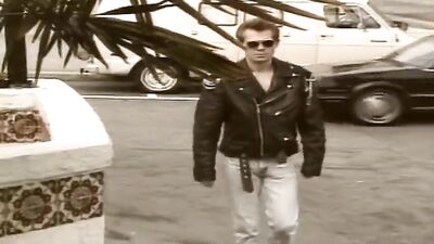 Vintage glory hole with huge black cock