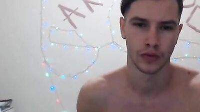 Horny romanian guy on webcam