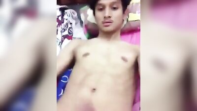 Thai boy jerk off